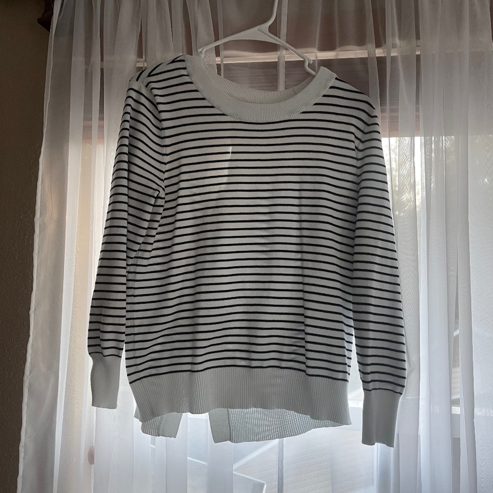 Eight 18 striped sweater